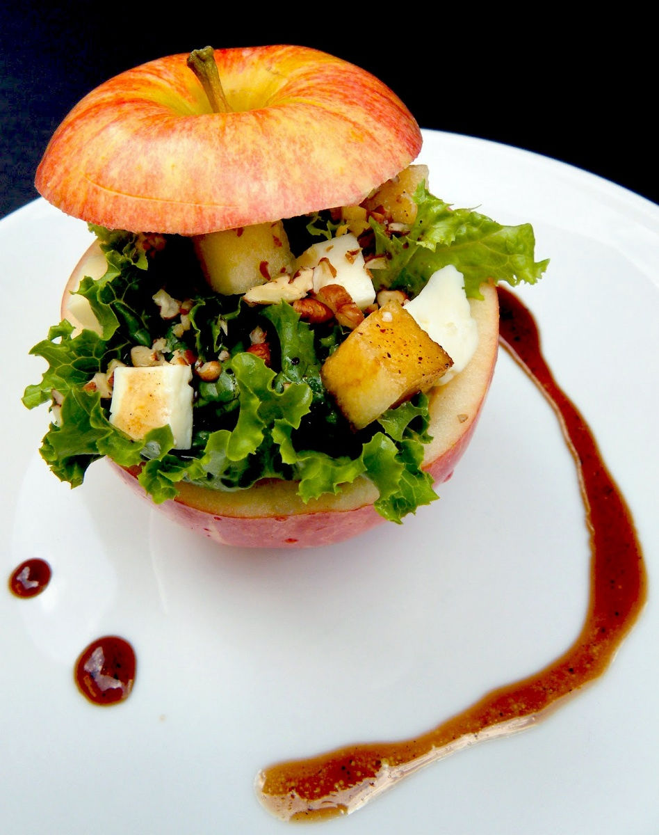 Salade de pommes au parmigiano Salade de pommes au parmigiano