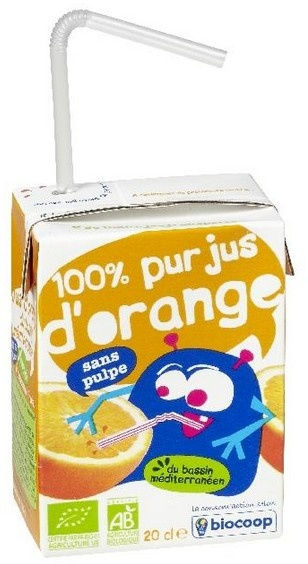 Jus d'orange tétra 20cl Jus d'orange tétra 20cl