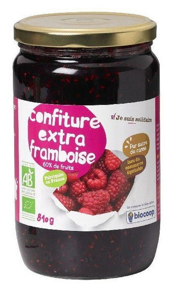 Confiture de framboise extra 810g Confiture de framboise extra 810g